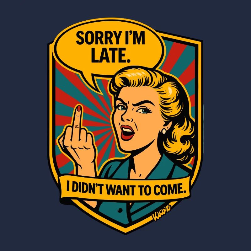 Désolé, retardé – Provocation rétro