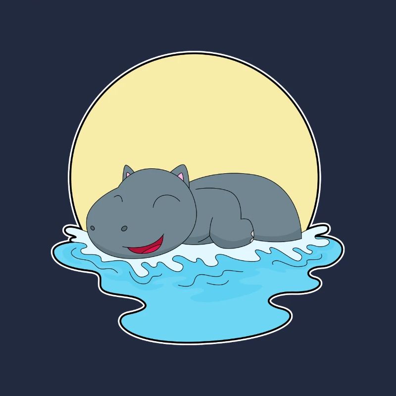 Nage hippopotame