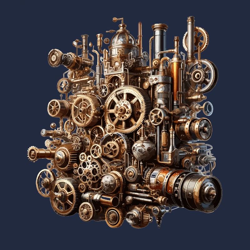 Steampunk Gearwerk Koloss