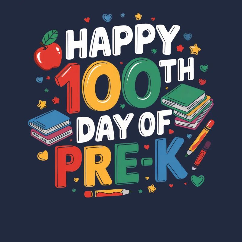 Fröhlicher 100. Tag Vorschule