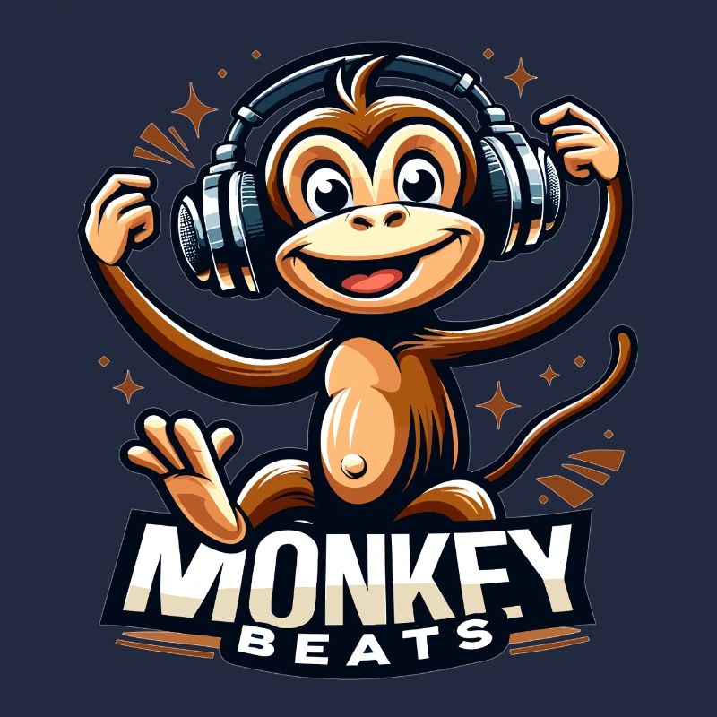 Monkey Beats Kopfhörer DJ