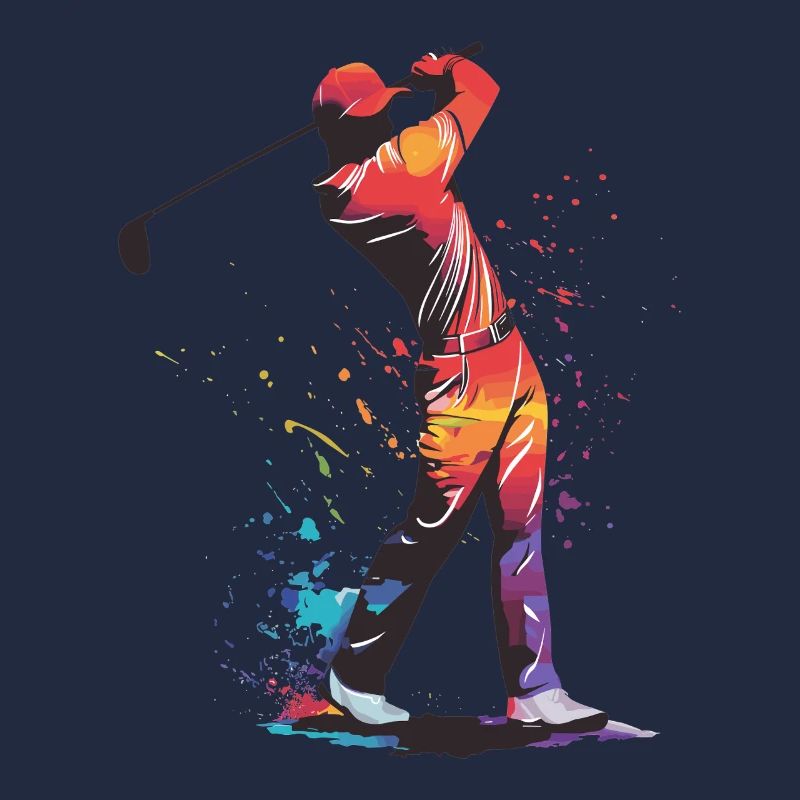 Golfer-Silhouette