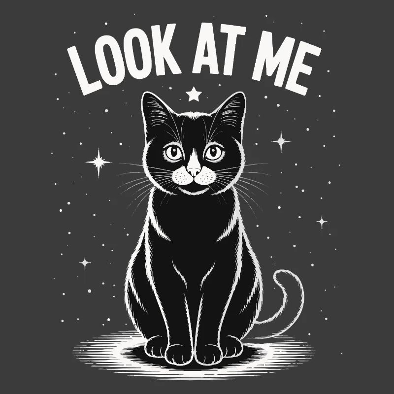 Regarde-moi - Ciel étoilé de chat