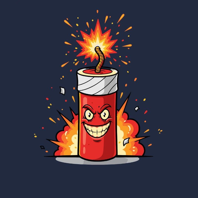 Angry Firecracker Comic