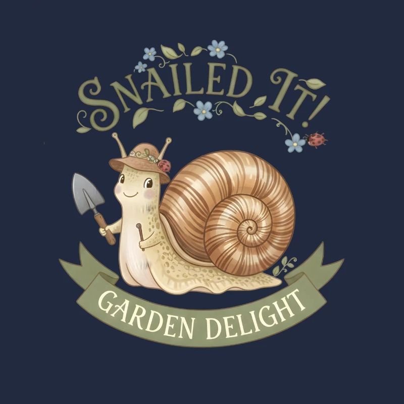 Escargot ! – Escargot mignon dans le design de jardin