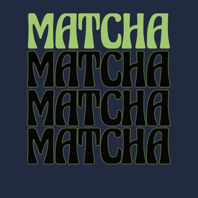 Matcha Retro Tea Lover Design