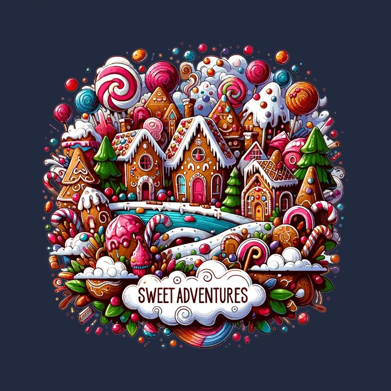 Süßes Dorftraum Adventslandschaft