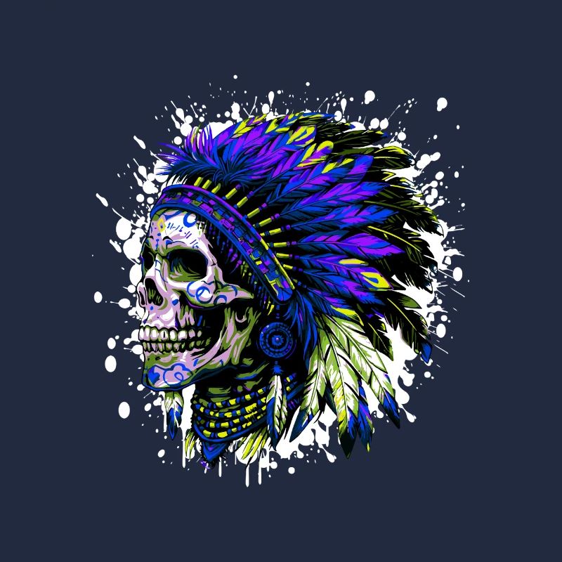 Indian Chief Skull