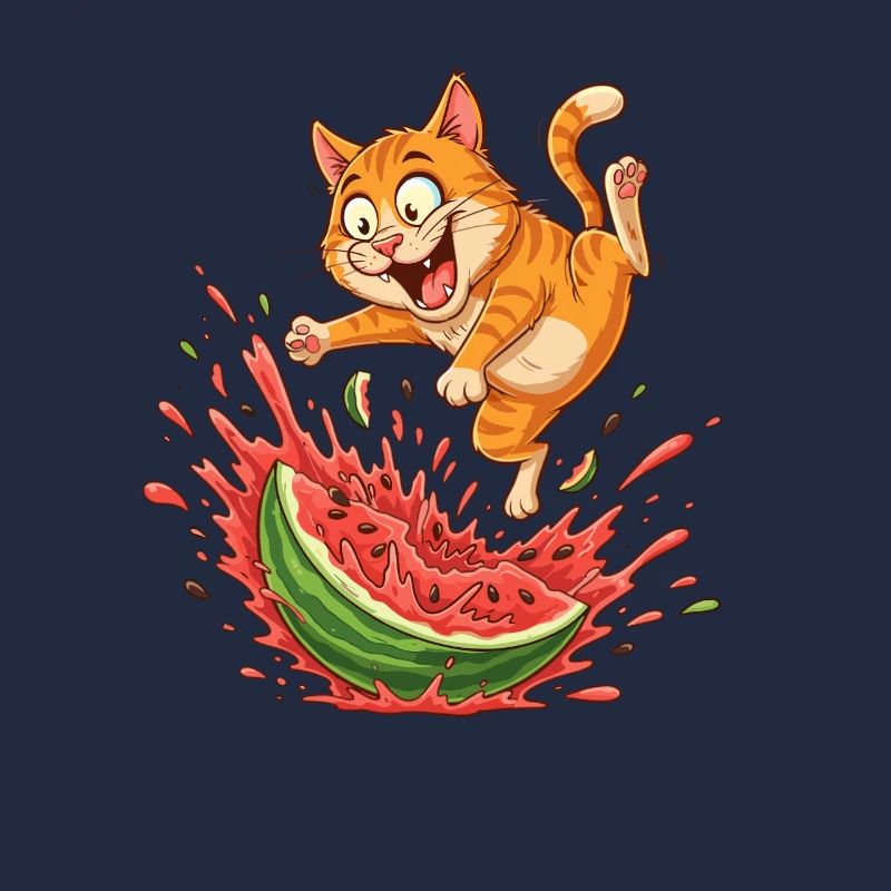 Fritzers de pastèque d’été Chats