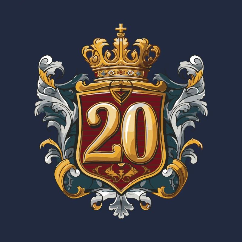 20 Zahl Wappen