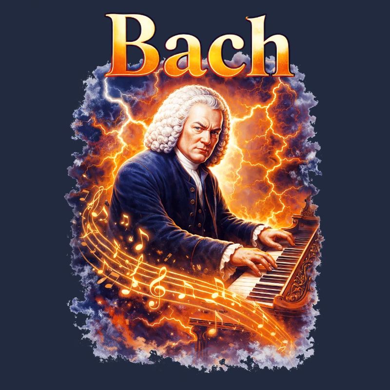 Bach Feuerklang am Klavier
