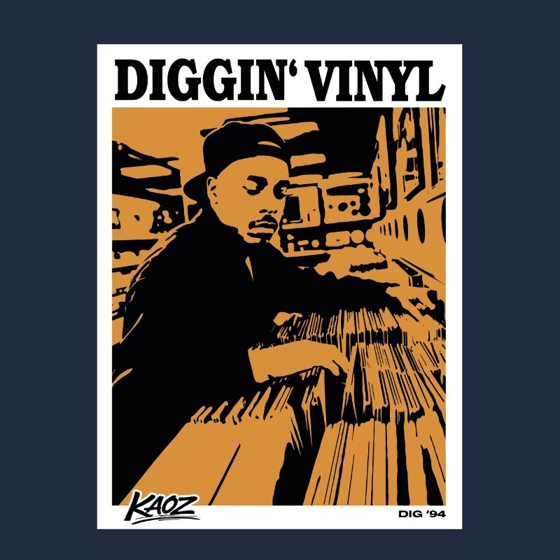 Affiche de disques vinyles 94