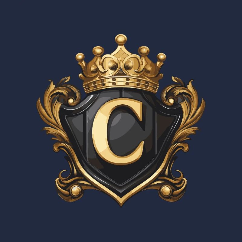 C Buchstabe Name Krone