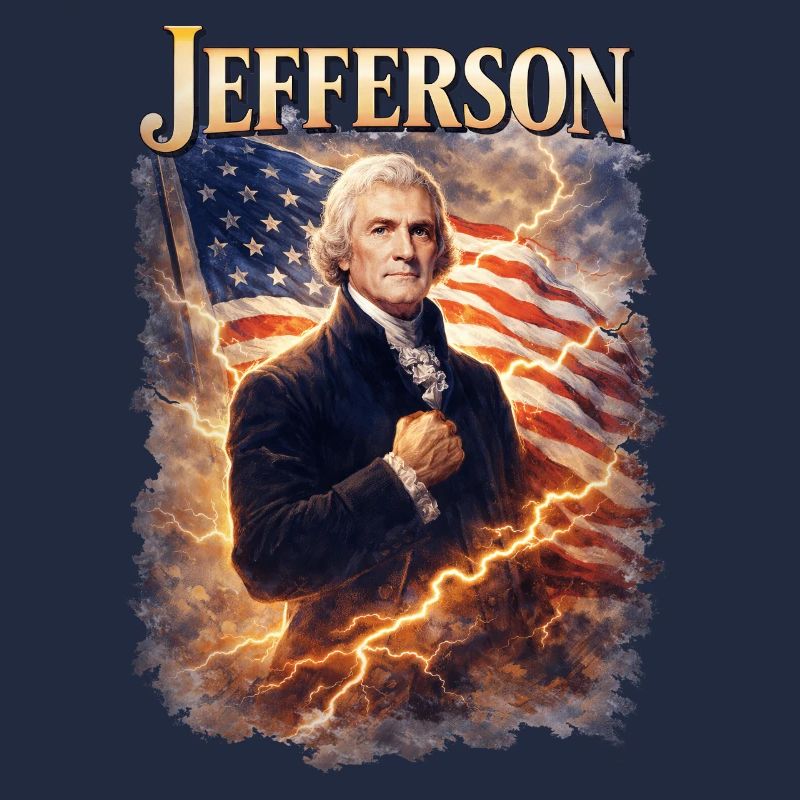 Portrait du drapeau de la tempête de Jefferson