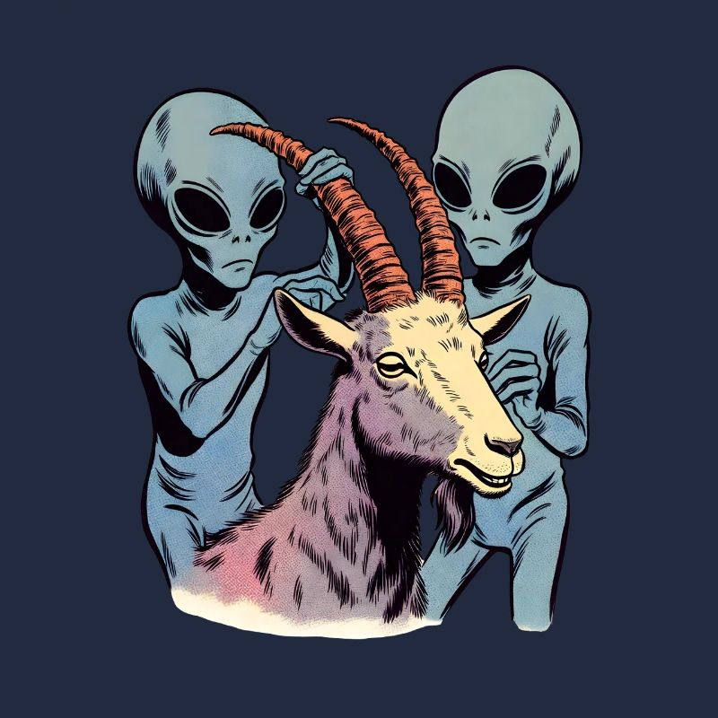 Aliens abduct goat