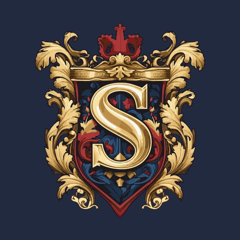S Buchstabe Name Krone