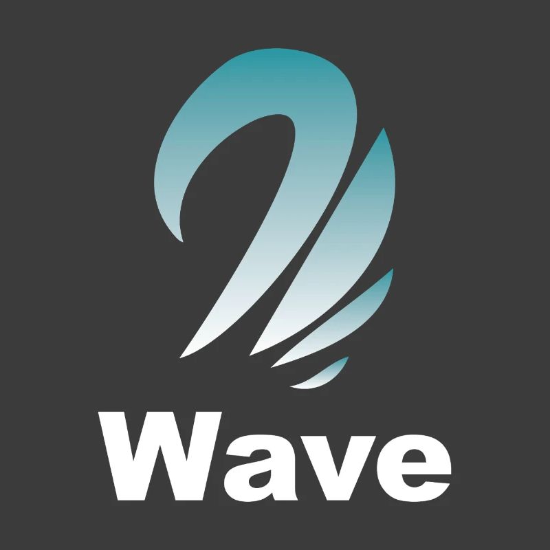 Wave Gradient Logo Design
