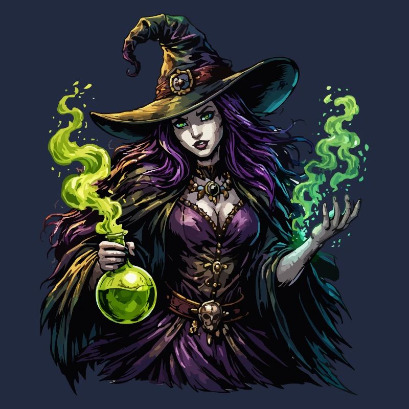 Sorcière avec Potion