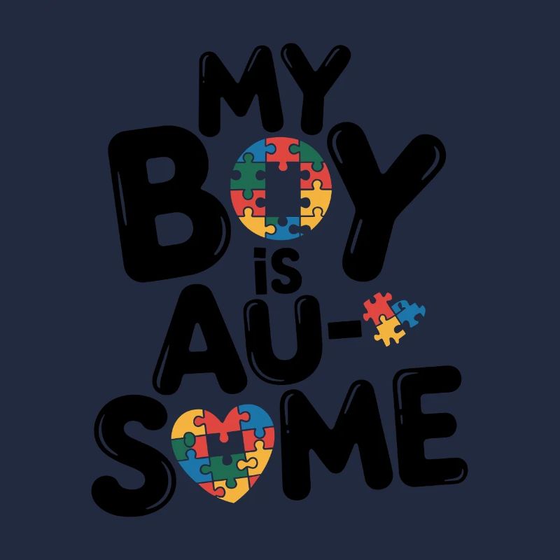 Regenbogen Puzzleherz Kreis Autism Awareness