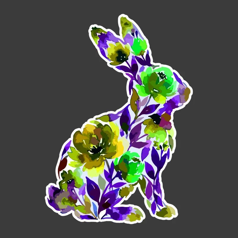 Fleurs en forme de lapin