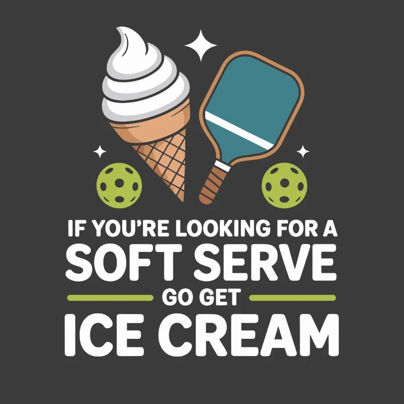Pickleball Player Looking For Soft Serve Dinking