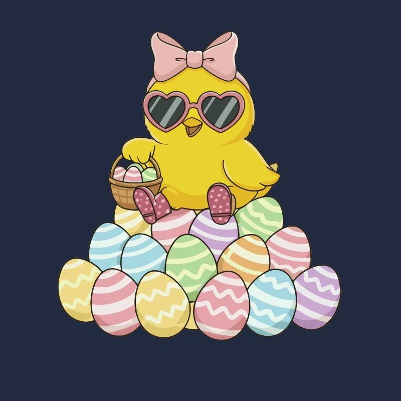 Pastel Chick Easter Egg Parade