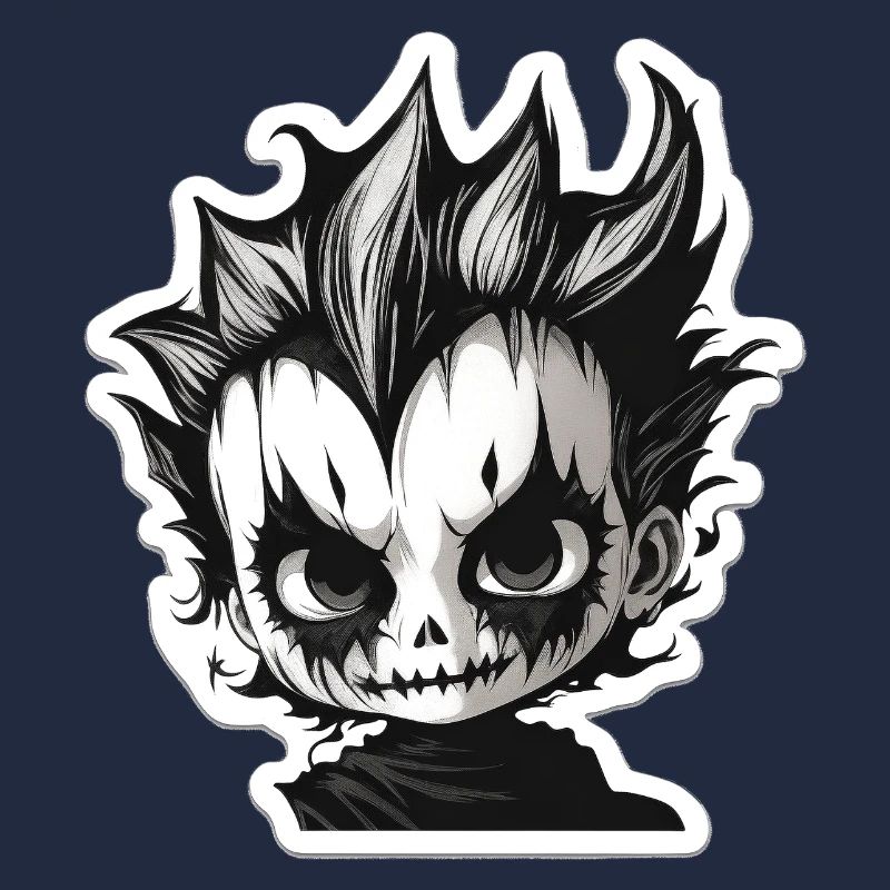 Spikiger Totenkopf-Chibi