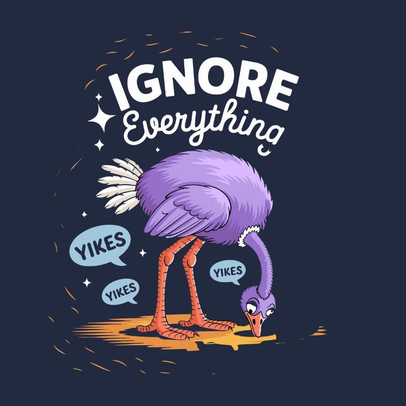Ignoriere Alles Flamingo