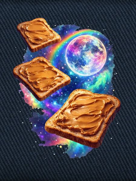 Space Peanut Butter Toasts