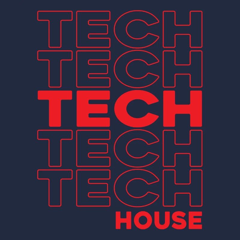 Tech House Neon-Stacks