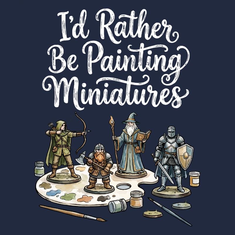 I prefer to paint miniatures