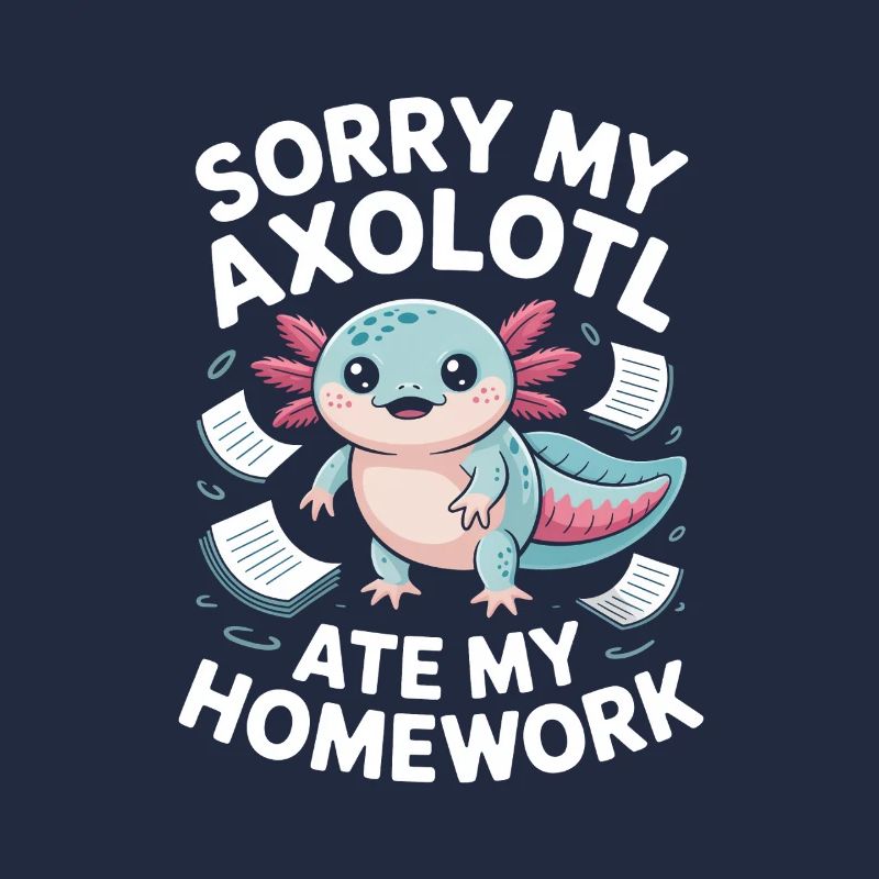 Conception d’excuses de devoirs pour l’axolotl