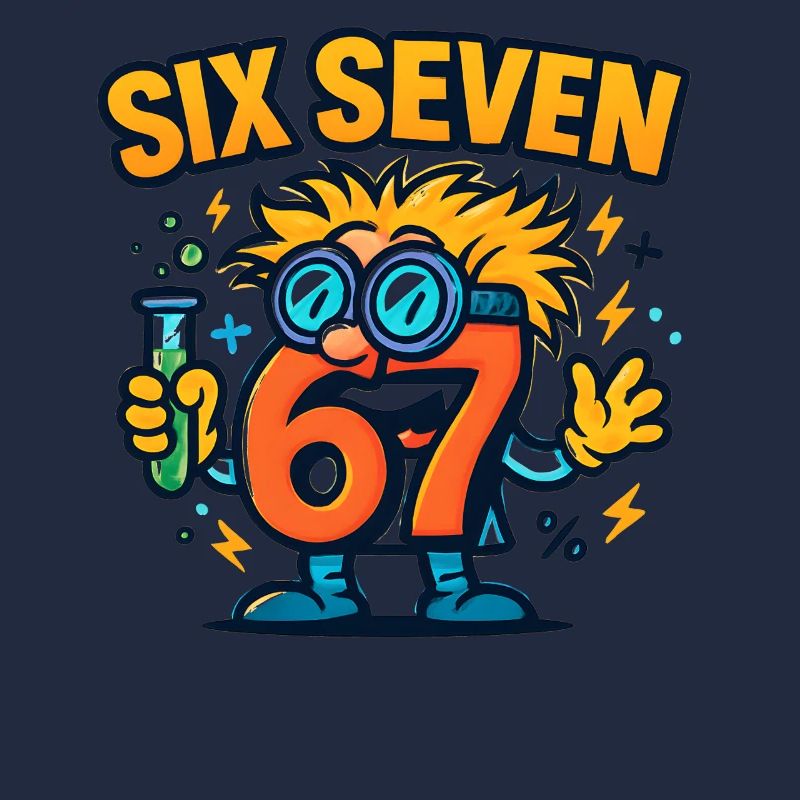 Six Seven 67 Science Humor Nerd Gift Idea