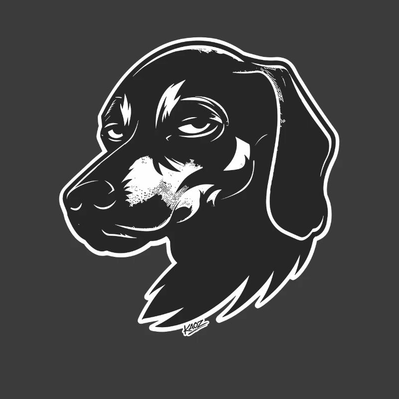 Dachshund Silhouette Sticker