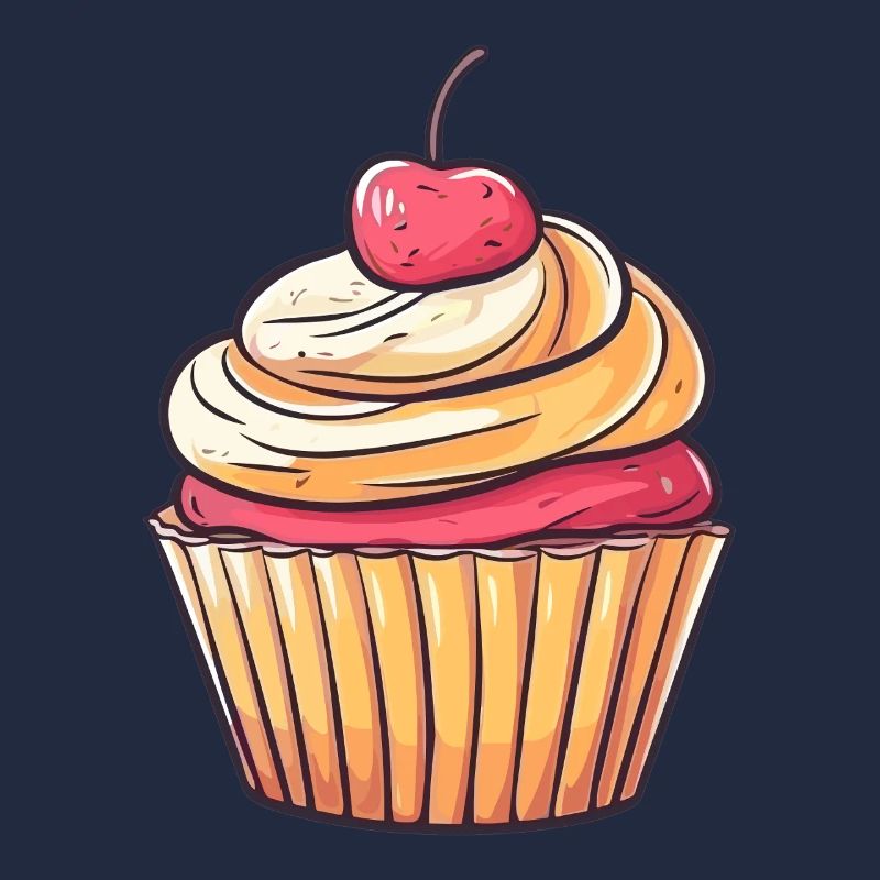 KirschenKrem Cupcake Illustration