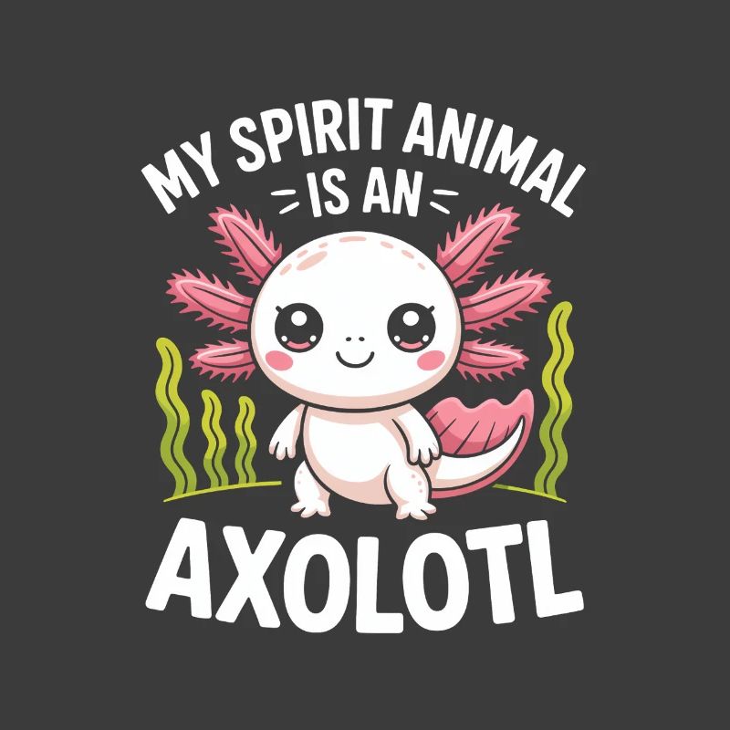 Axolotl Geisttier-Design