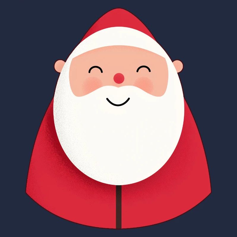 Kindisches Weihnachtsmann-Lächeln Spaß
