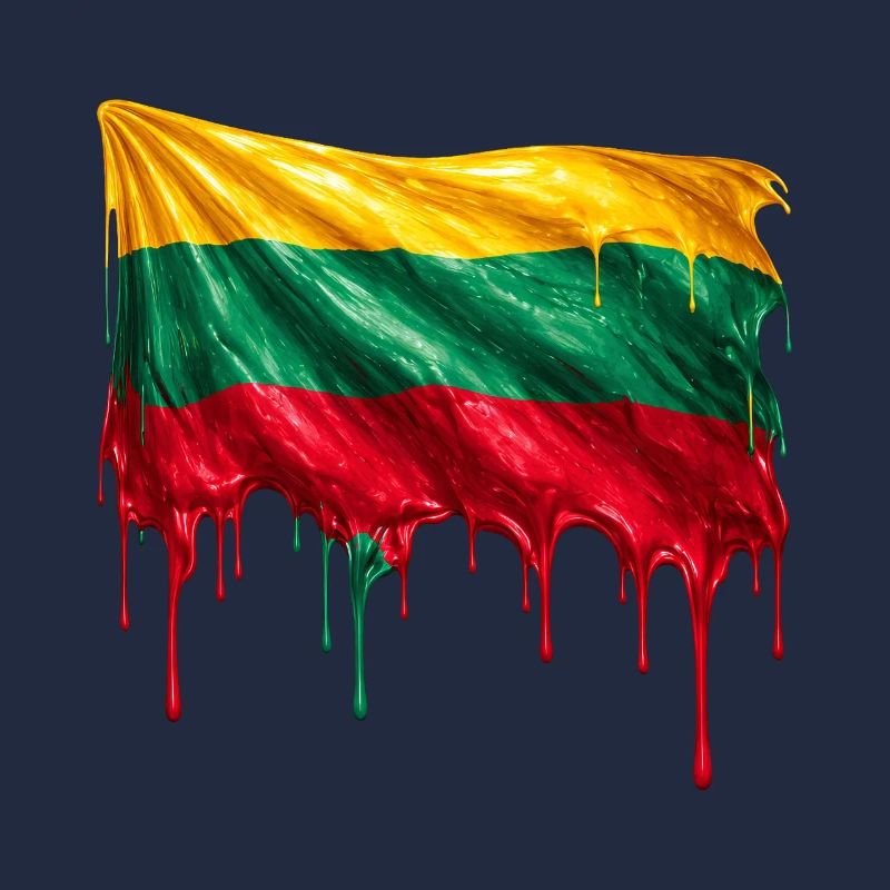 Drapeau lituanien couleur