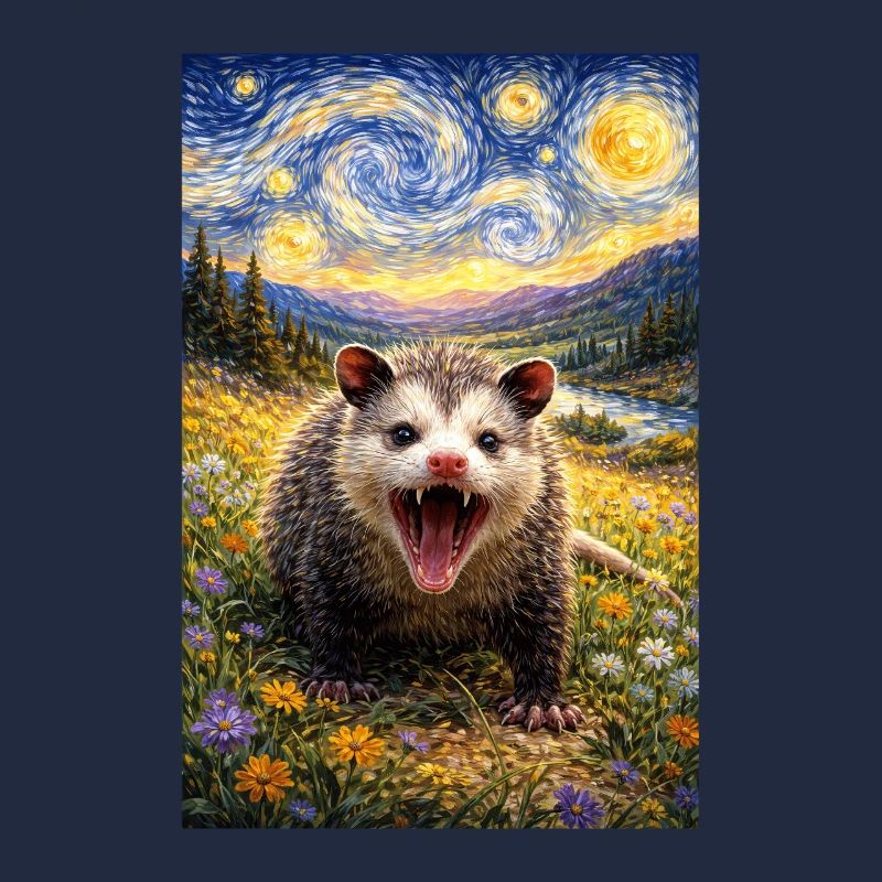 Opossum Sternennacht