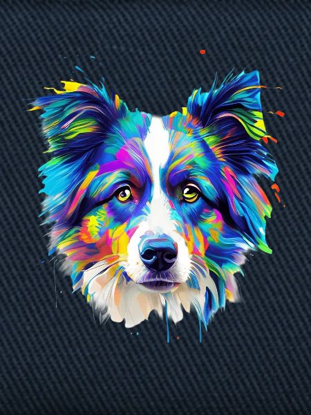 Bunte Australian Shepherd-Kunst