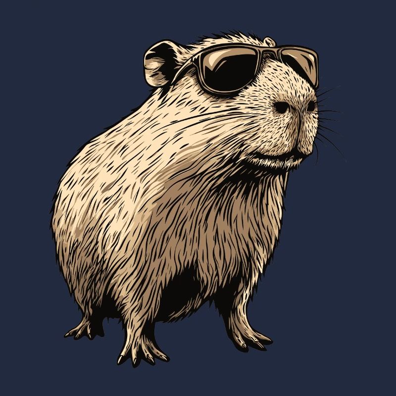 Capybara mit Sonnenbrille