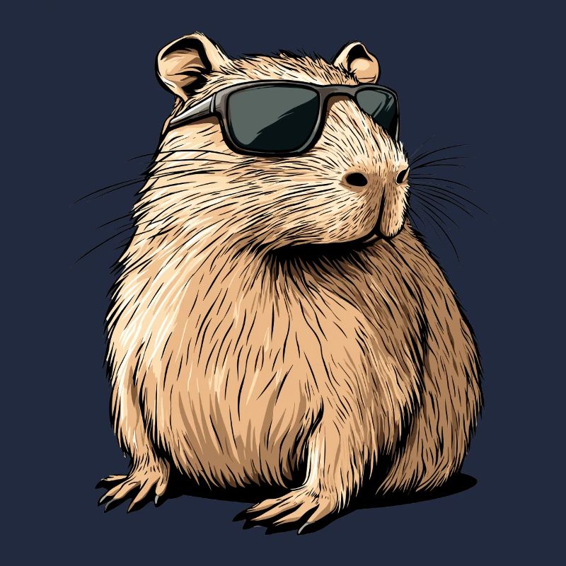 Capybara mit Sonnenbrille