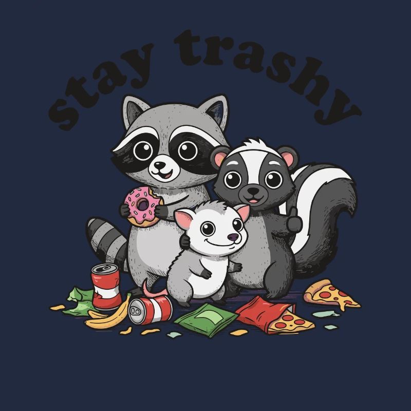 Reste Raton laveur Opossum Skunk