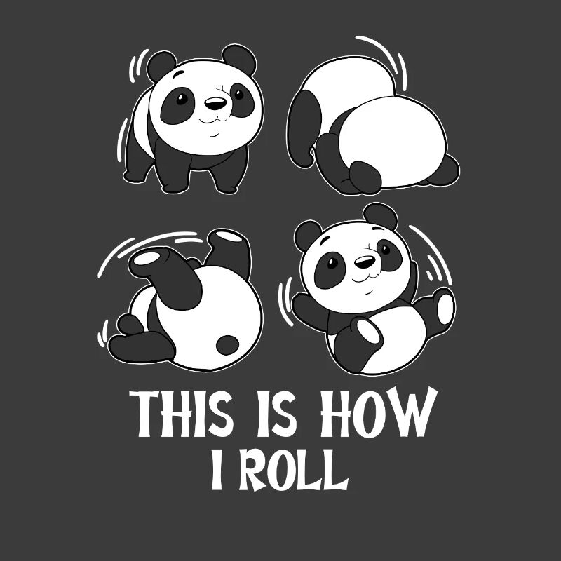 Panda Roll Somersault Roller Gymnastics