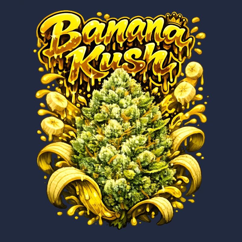 Banana Kush Graffiti-Kunstdruck