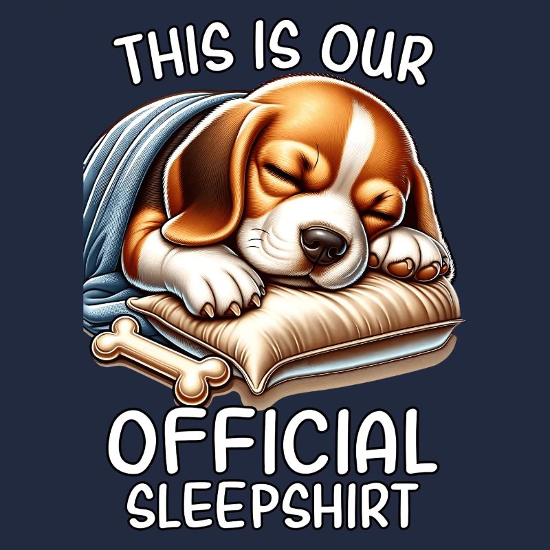 Lustiges Beagle Schlafshirt