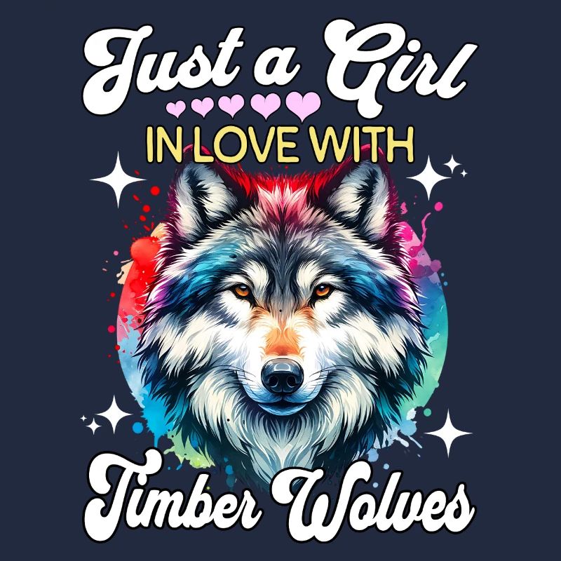 Grauwolf Mädchen Timber Wolf