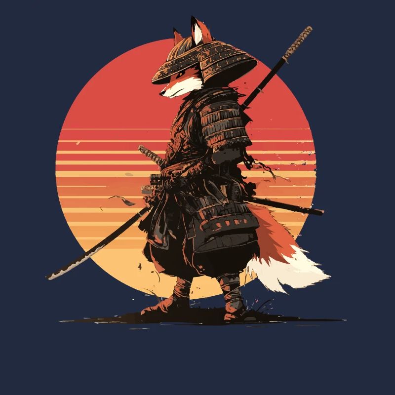 Samurai Fox at Sunset
