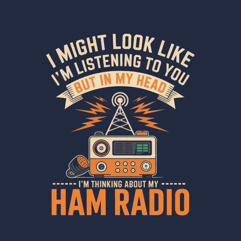 Ham Radio Daydreams Retro Tee