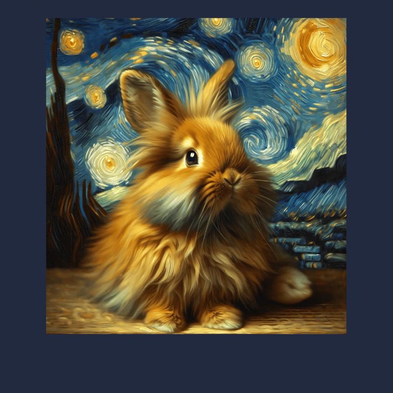 Dwarf Rabbit Starry Night